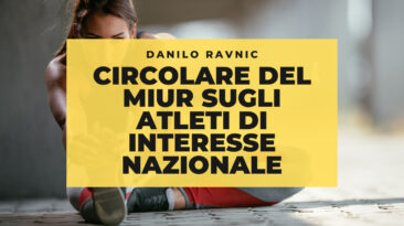 Circolare del MIUR sugli atleti di interesse Nazionale