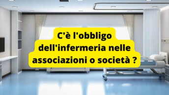 obbligo dell'infermeria nelle associazioni e società